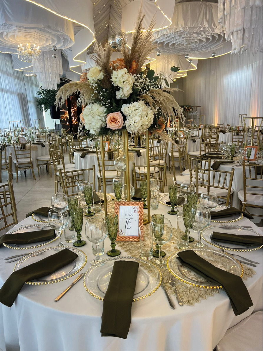 Montaje de mesa formal